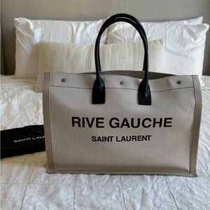 Saint Laurent Rive Gauche Tote canvas bag